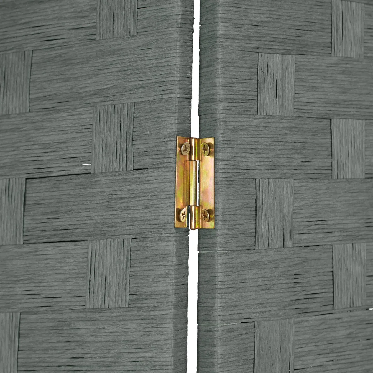 Relaxdays Paravento ad 8 Pannelli, Divisore Pieghevole, HxL170x320 cm, Legno, Carta, XXL, Separé per Interni, Grigio