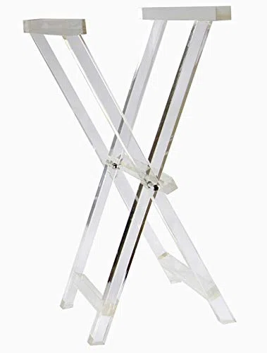 ROYAL FAMILY TABLE PLIANT PLEXIGLASS CAVALLETTO PORTA VASSOIO