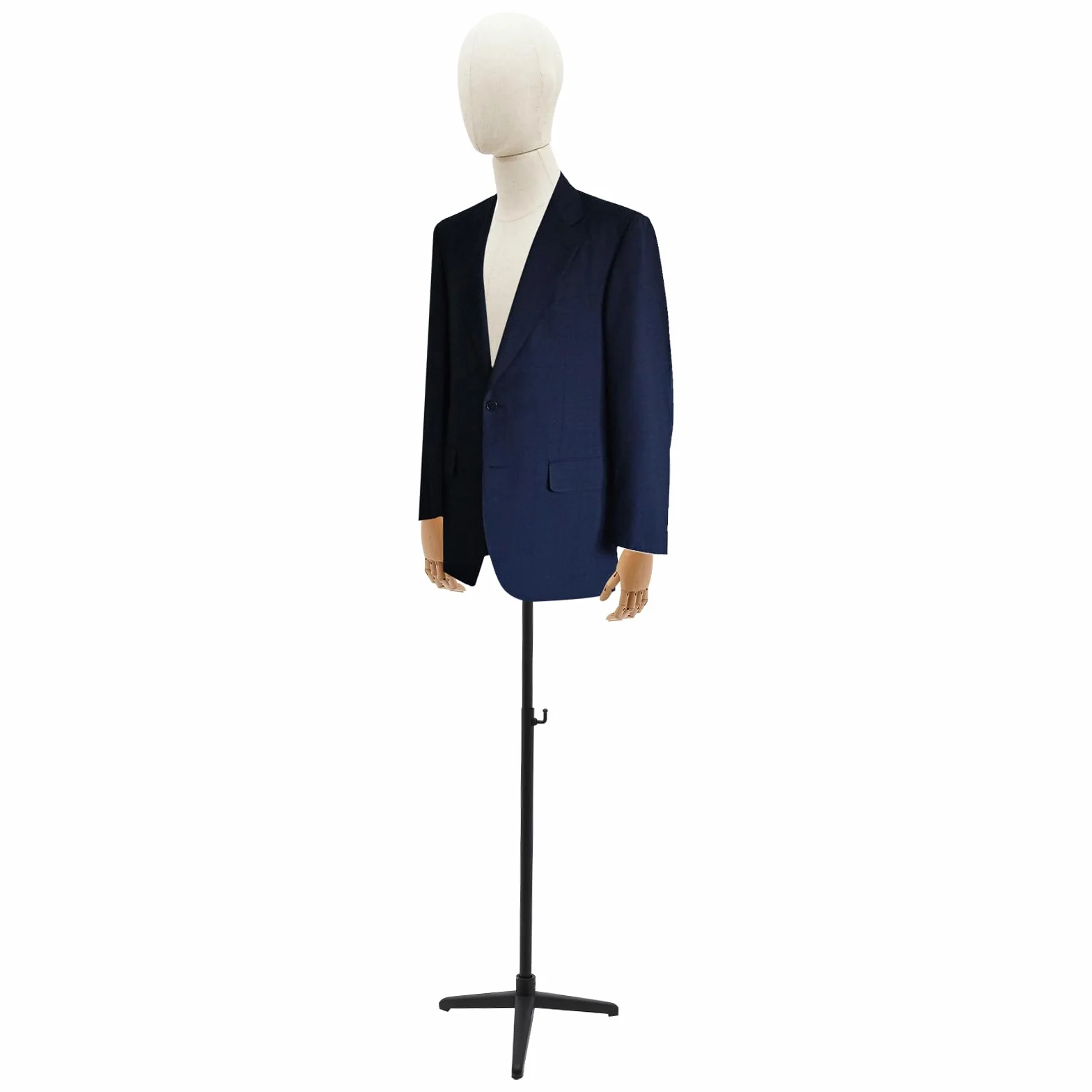Forma di abbigliamento da uomo, supporto in metallo, forma regolabile, con supporto, stabile, affidabile, altezza regolabile, struttura stabile, adatta per (nero)