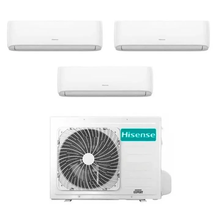 Climatizzatore Inverter Hisense Hi Comfort Wi-fi Trial Split 9000+9000+12000 Btu 3AMW52U4RJC R-32 A++