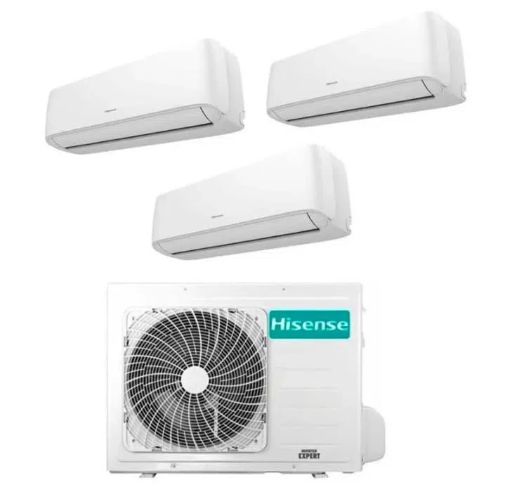 Climatizzatore Inverter Hisense Hi Comfort Wi-fi Trial Split 9000+9000+12000 Btu 3AMW52U4RJC R-32 A++