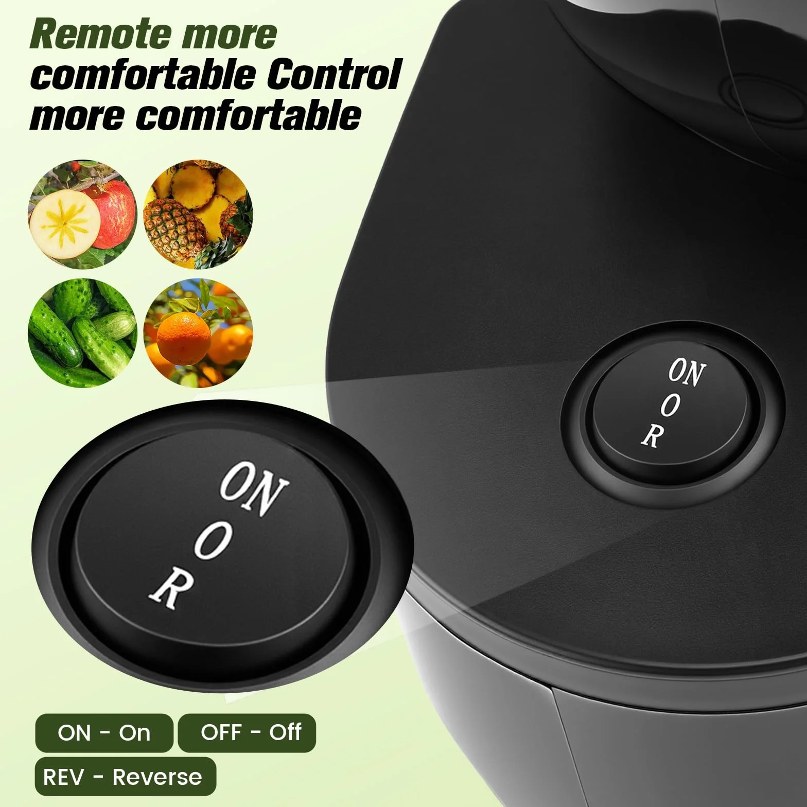 Estrattore Frutta e Verdura a Freddo, Grande Imboccatura 140 mm, Slow Juicer 400W con 3 velocità e Funzione Inversa, Estrattore di Succo con Separazione Polpa e Succo, Regolazione umidità