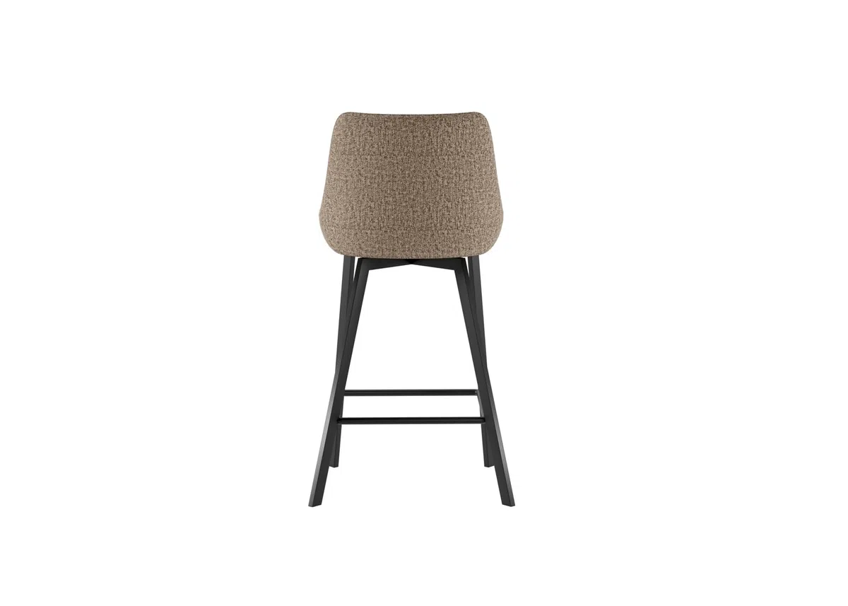 STONES HOME FURNITURE Fox - Sgabello in tessuto beige - Set da 2 pz