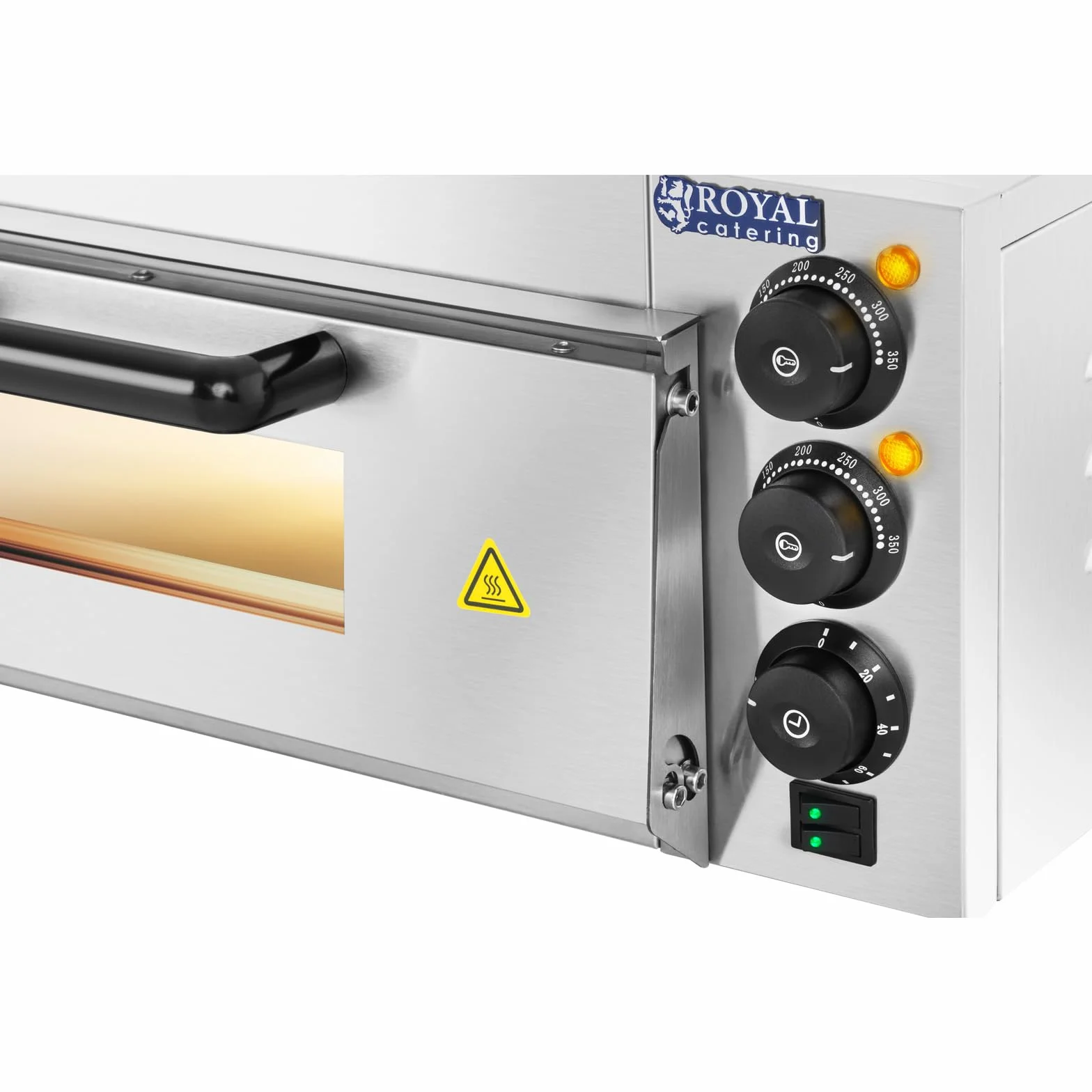 Royal Catering Forno Elettrico per Pizza Professionale RCPO-2000-1PE 1 compartimento