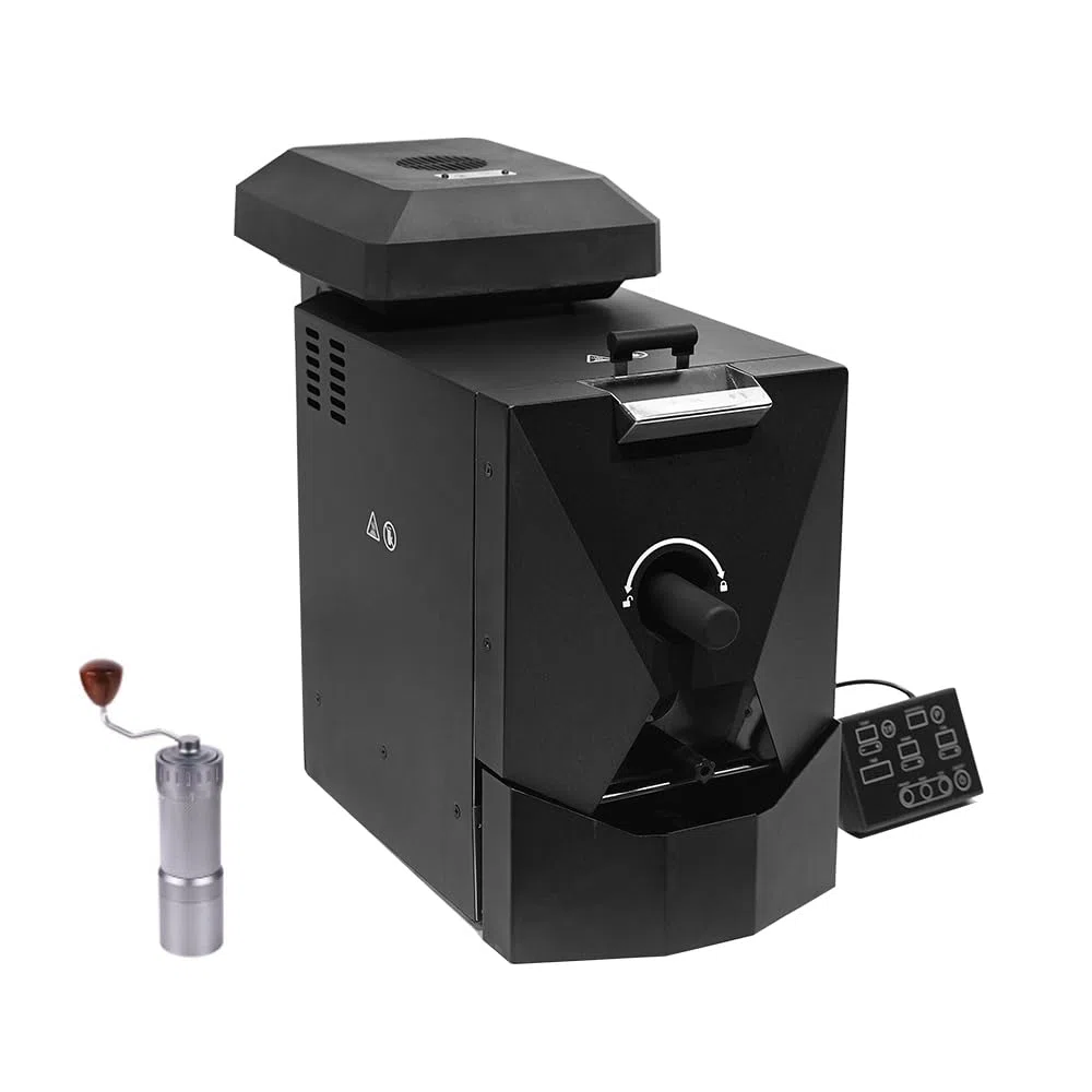 Tostapane in acciaio inox e alluminio, 1000 W, capacità 350-400 g, 9 programmi automatici