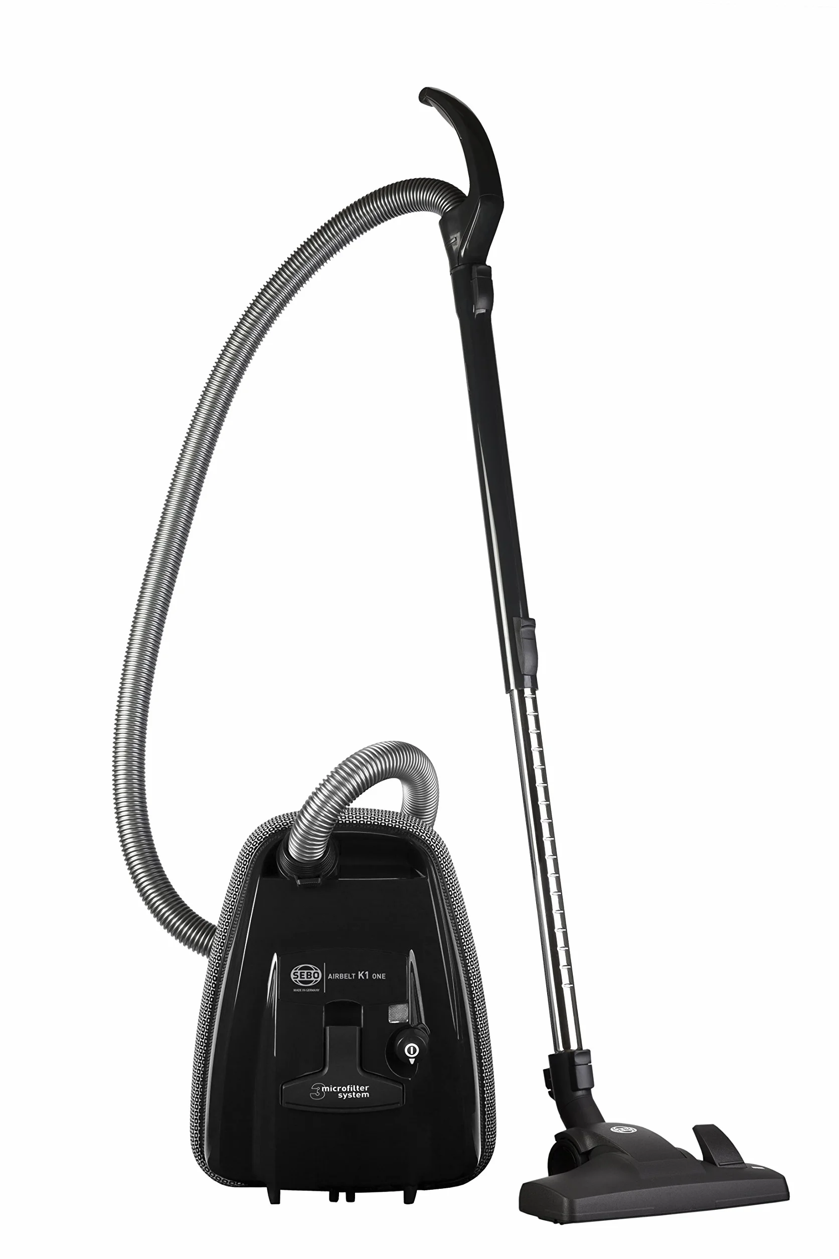 SEBO Airbelt K1 One - Aspirapolvere in plastica, nero, 42 x 30 x 24 cm