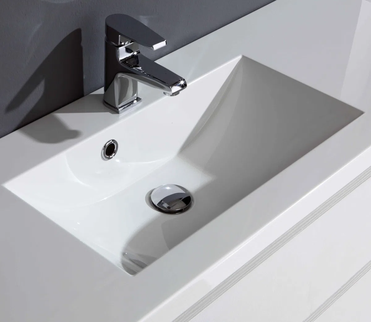 Kiamami Valentina - Mobile Bagno Con Cassetti 120 Cm In Bianco Foresta | Manhattan