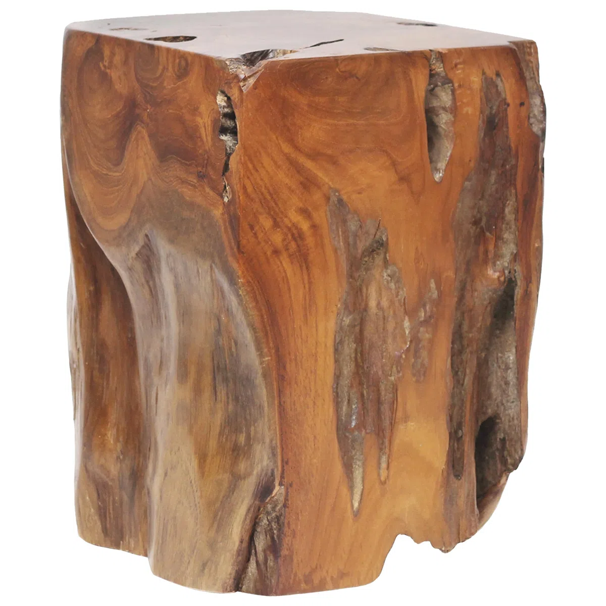 vidaXL Sgabello Casa Salotto Sedile Sedia Arredo Cucina Poggiapiedi Robuste Tavolino da Salotto Arredamento Arredi Legno Massello di Teak