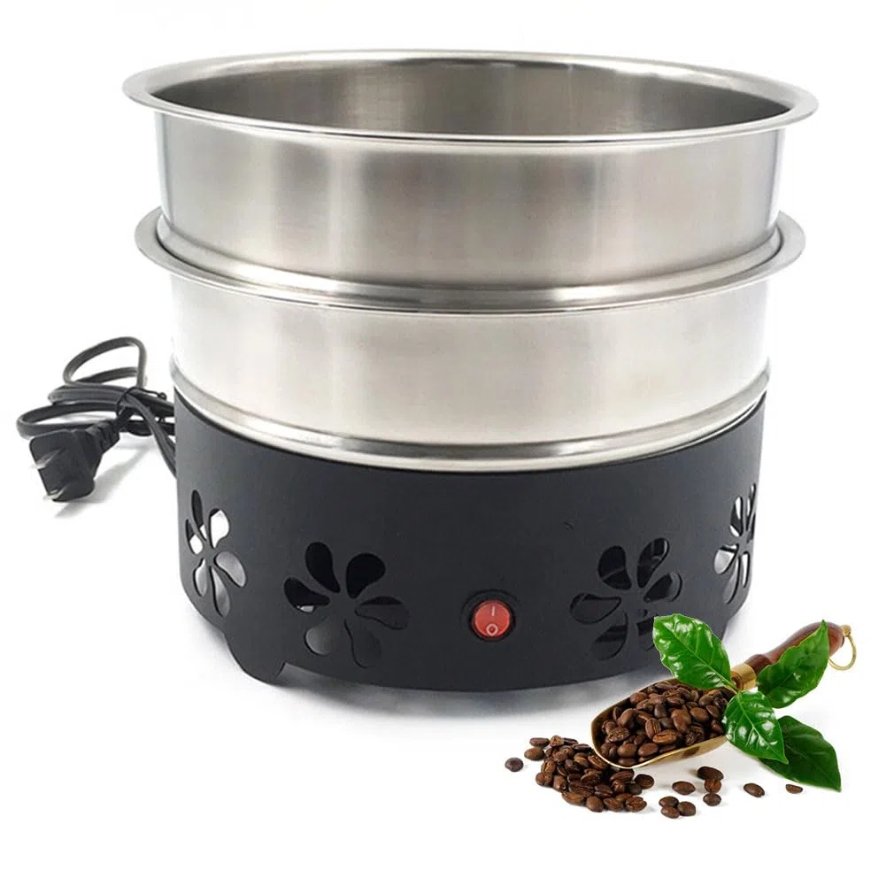 QUTBAG Raffreddatore di Chicchi di caffè Elettrico, Dispositivo di Raffreddamento per tostatura dei Chicchi di caffè con Sistema di Raffreddamento rapido e Filtro a Doppio Strato