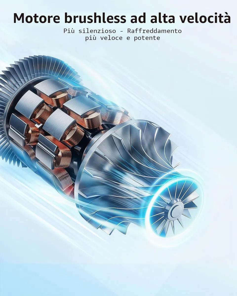 Mini condizionatore portatile: ventilatore raffreddamento ad acqua, serbatoio 2000ml, oscillazione 120°, 4 velocità, LED, timer + telecomando, senza tubo di scarico per casa/ufficio