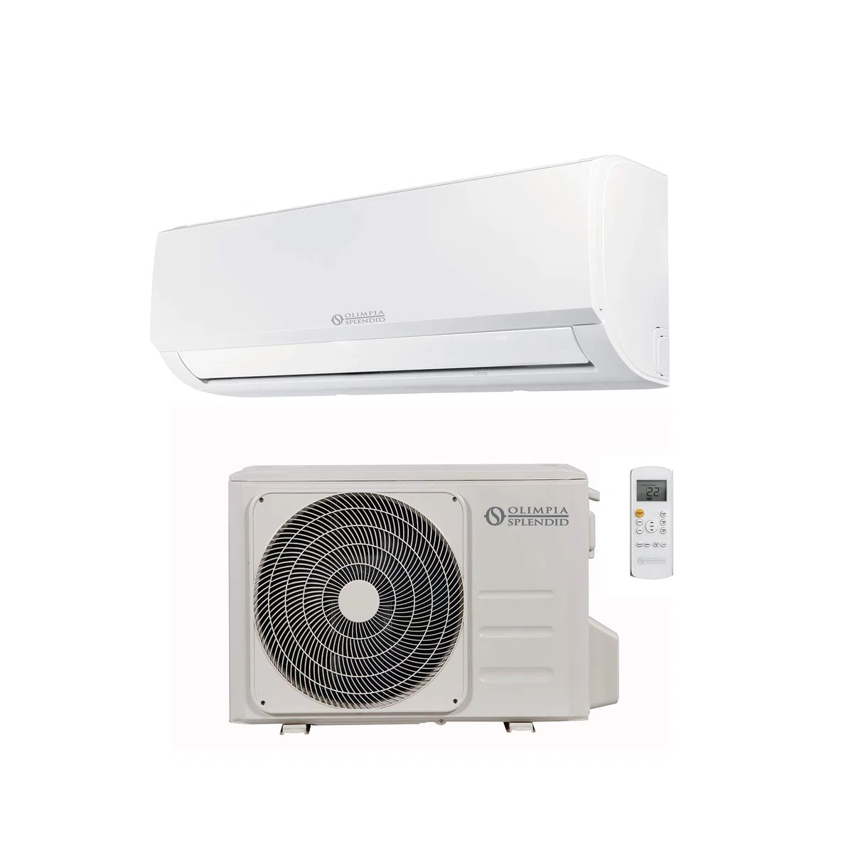 Olimpia Splendid Climatizzatore Fisso 12.000 BTU/h Inverter Caldo Freddo Pompa di Calore e Wi-Fi Ready con Smartphone, Aryal S1 E Inverter 12 , Classe Energetica A++ / A+