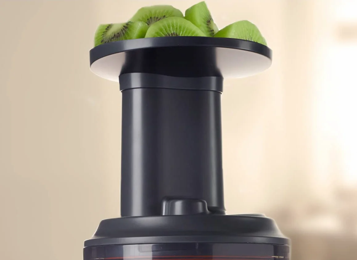 Kenwood JMP601SI PureJuice Estrattore di Succo a Freddo, Centrifuga Slow Juicer con Accessorio Sorbetto, 150 W, 1.3 Litri, Plastica, Argento