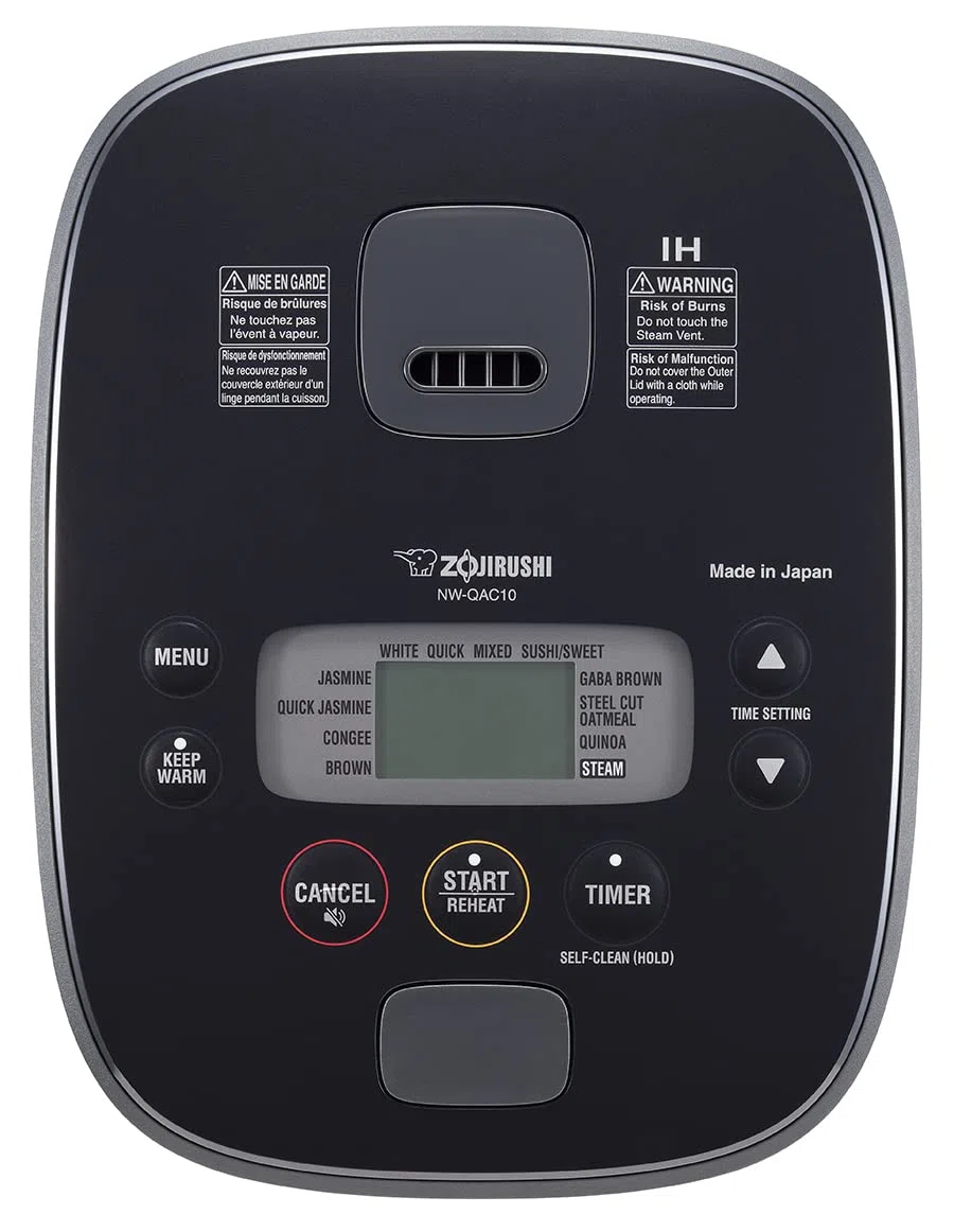 Zojirushi NW-QAC10 Fornello a induzione e riscaldatore, capacità di 5,5 tazze