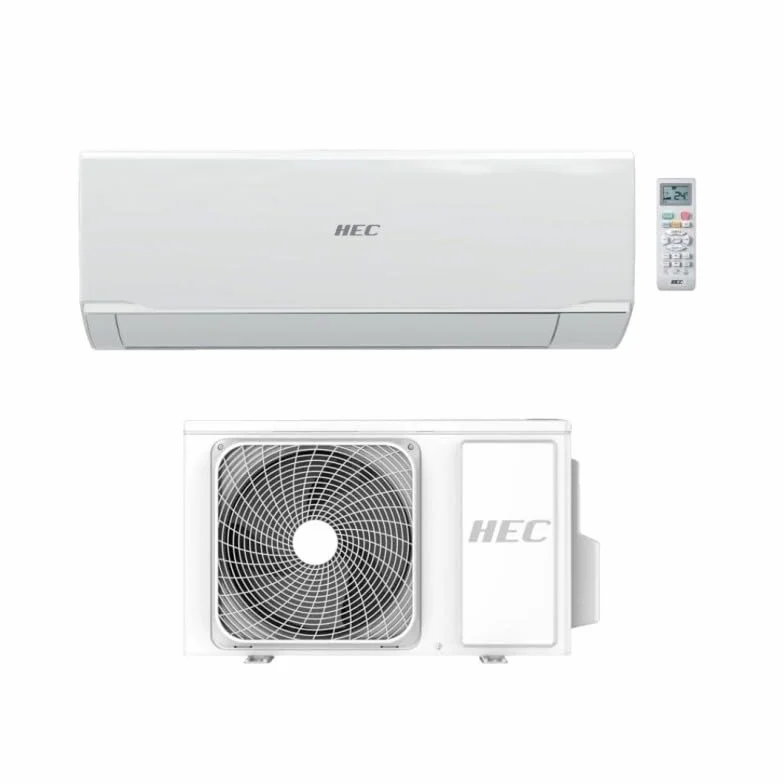 Climatizzatore Hec by Haier Monosplit Tide R 12000 BTU HEC35RECO-IN Wi-Fi Inverter R32 Classe A++ | Potente, Silenzioso, per Ambienti Domestici o Uffici fino a 80 mq