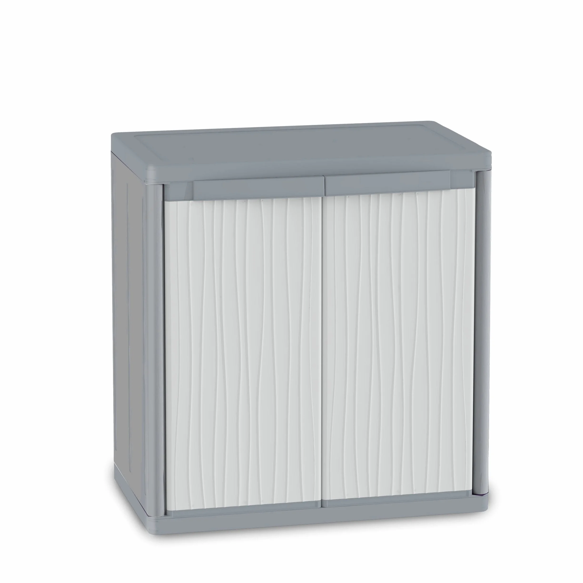 Terry, Jumbo 900 Wave, Armadio da Esterno Interno a Due Ante, 2 Ripiani Interni Regolabili. Materiale: Plastica, Dimensioni: 89,7x53,7x94,5 cm