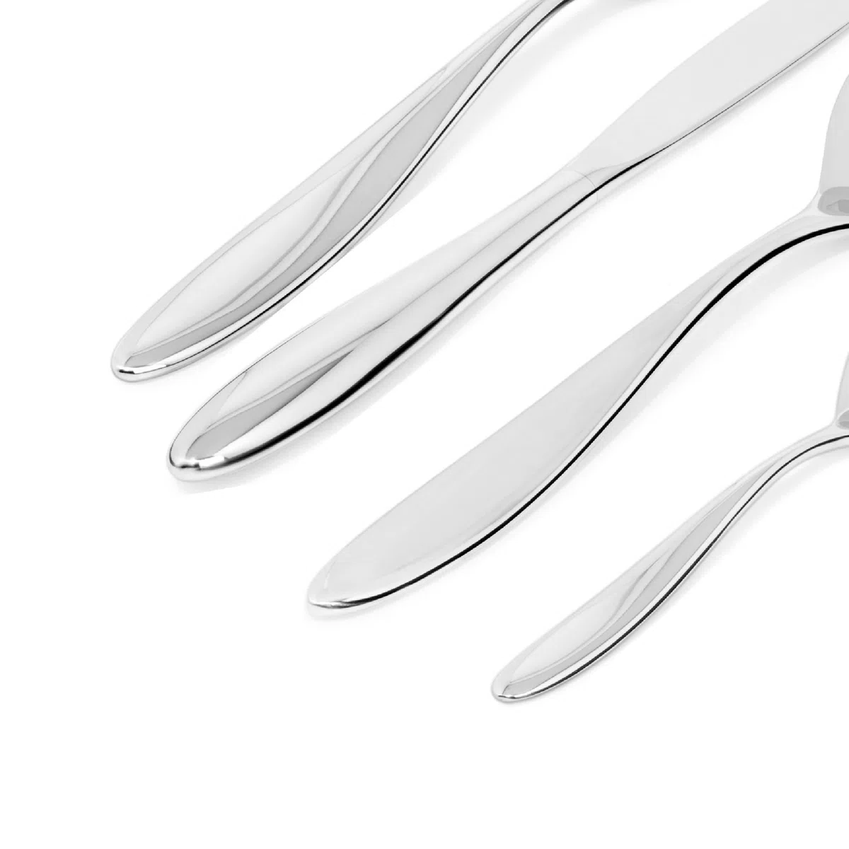 Alessi Mami SG38S24M Servizio Completo di Posate di Design 24 Pezzi in Acciaio Inox