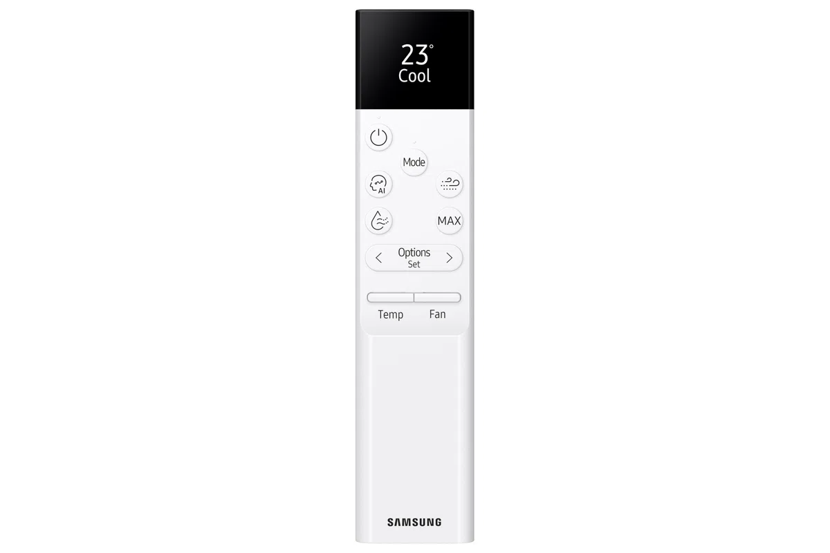 Samsung WindFree Comfort S2, Climatizzatore Monosplit in Pompa di Calore, 12000 BTU, SmartThings e AI, WiFi, GAS R32, AR60F12C1AWNEU+AR60F12C1AWXEU, [Efficienza energetica A++/A++]
