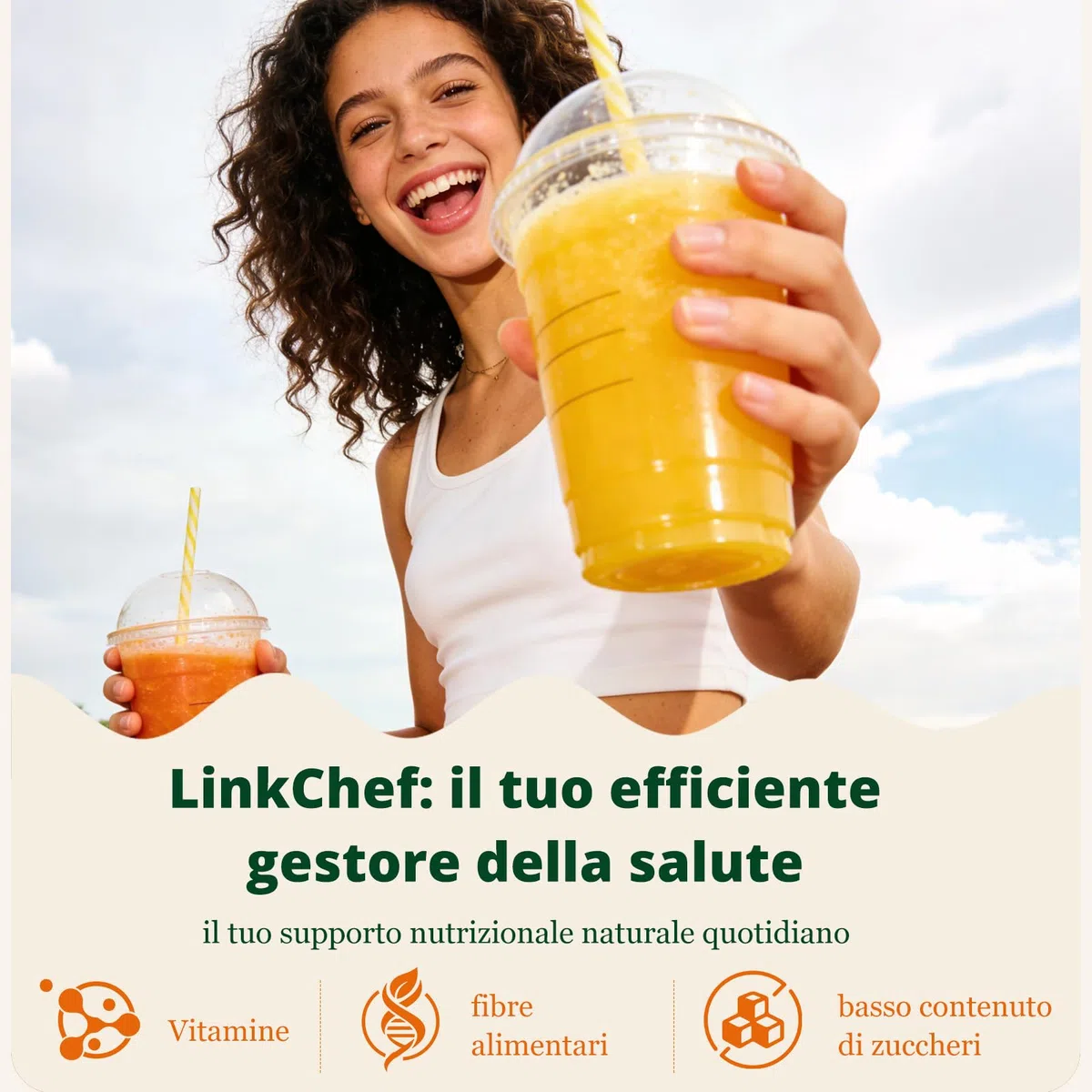 LINKChef Estrattore di succo per frutta e verdura, apertura 115 mm, 1,2 L, 200 W, slow juicer machine per frutta e verdura intere, senza BPA, facile da smontare e pulire, ricette incluse,verde chiaro