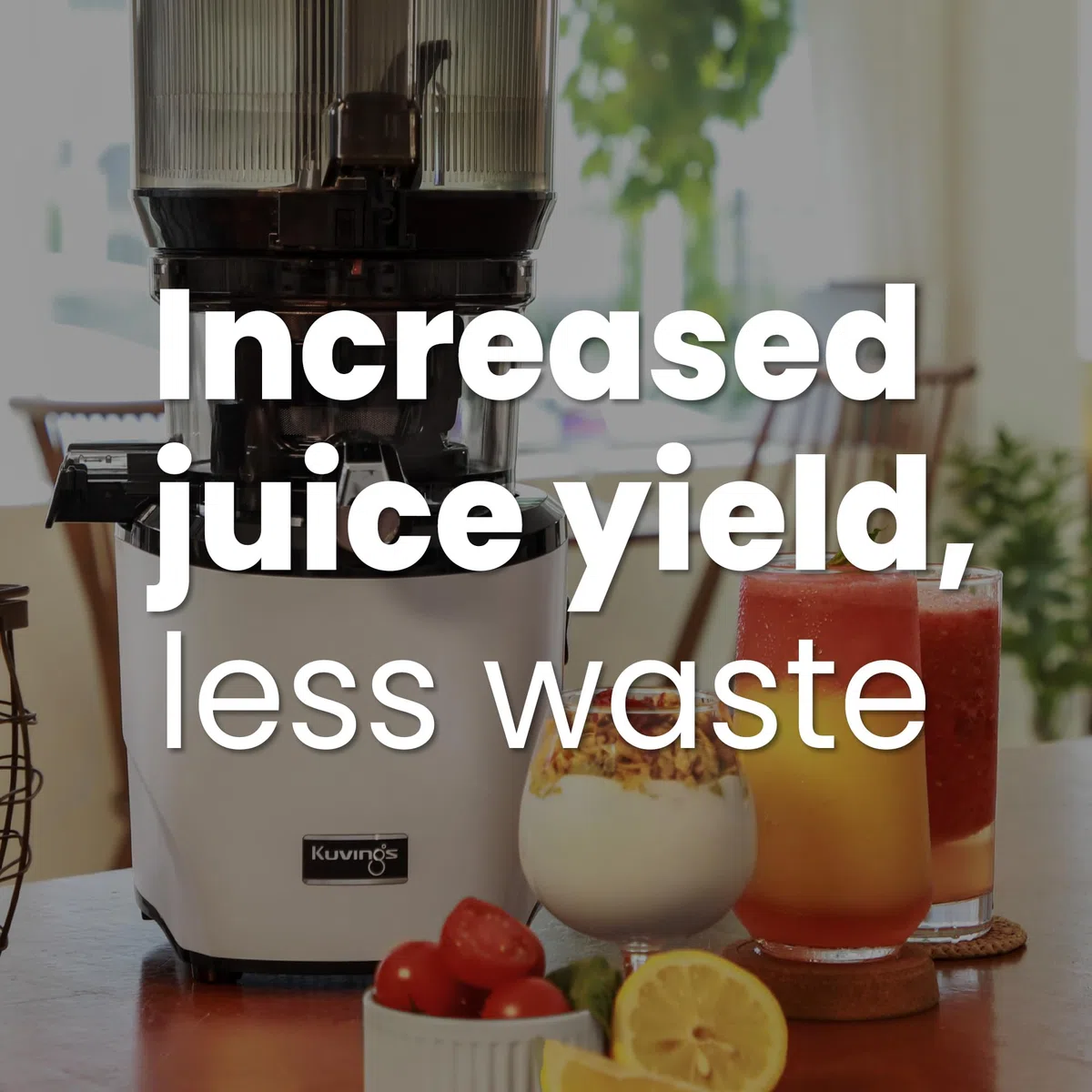 Kuvings Slow Juicer AUTO10S Premium – Spremiagrumi frutta e verdura Vincitore del test 3 l, facile da pulire, senza BPA, extra silenzioso, 200 W, L 15 anni di garanzia (nero opaco)