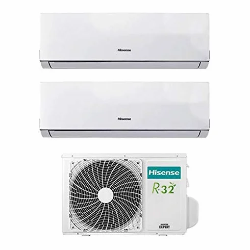 Condizionatore Climatizzatore Inverter Hisense New Comfort Dual Split 9000+12000 9+12 Btu 2AMW42U4RRA R-32 A++