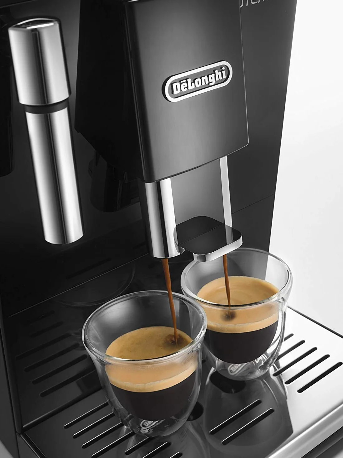 De'Longhi Autentica Perfetto ETAM29.510.B Macchina da Caffè Automatica per Espresso e Cappuccino, Caffè in Grani o in Polvere, Dimensioni compatte, Facile da utilizzare, 1.3 litri, Nero