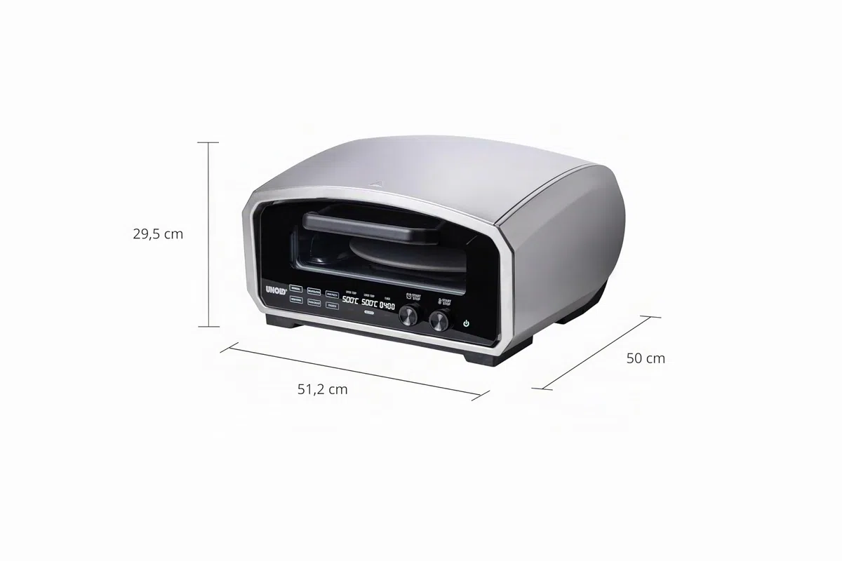 Unold 68916 Pizzaofen Enzo Inkl. Pizzastein, 500?c (68916)