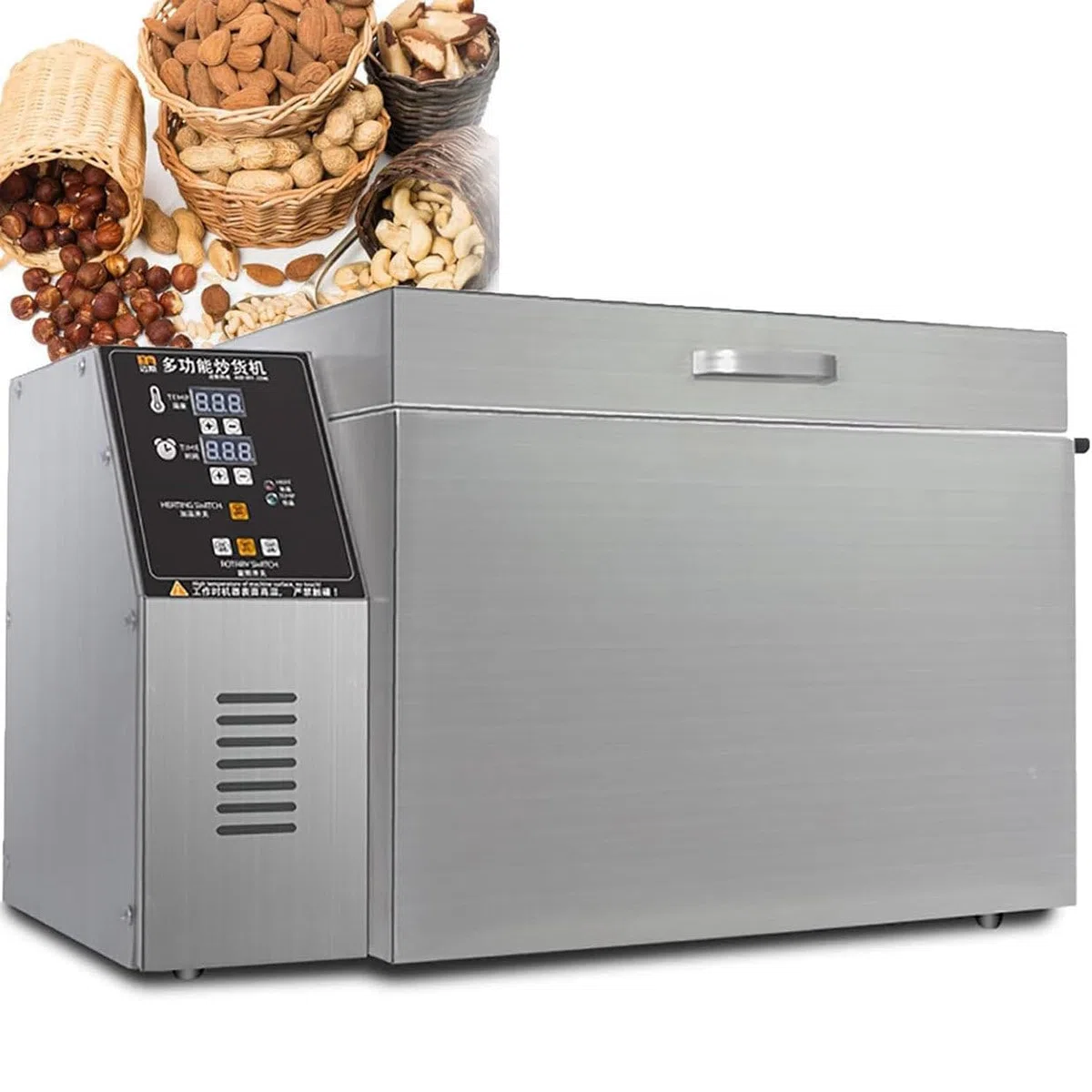 Tostatrice Per Caffè Commerciale, Tostatrice Elettrica Per Chicchi Di Caffè Da 2000 G/4000 G, Tostatrici Per Caffè A Temporizzazione Automatica Per Uso Domestico, Padella Antiaderente, Risca(Size:4kg)