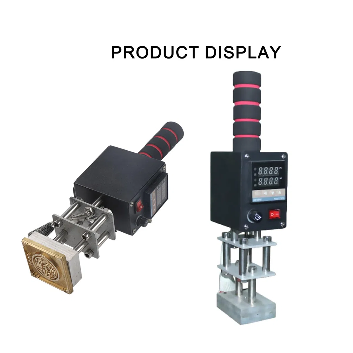 Macchina per Gonfiatura - Strumento Manuale di Stampaggio a Caldo 220V 500W per Pelle, Carta, Legno e Stampa a Foglia Personalizzata con Logo