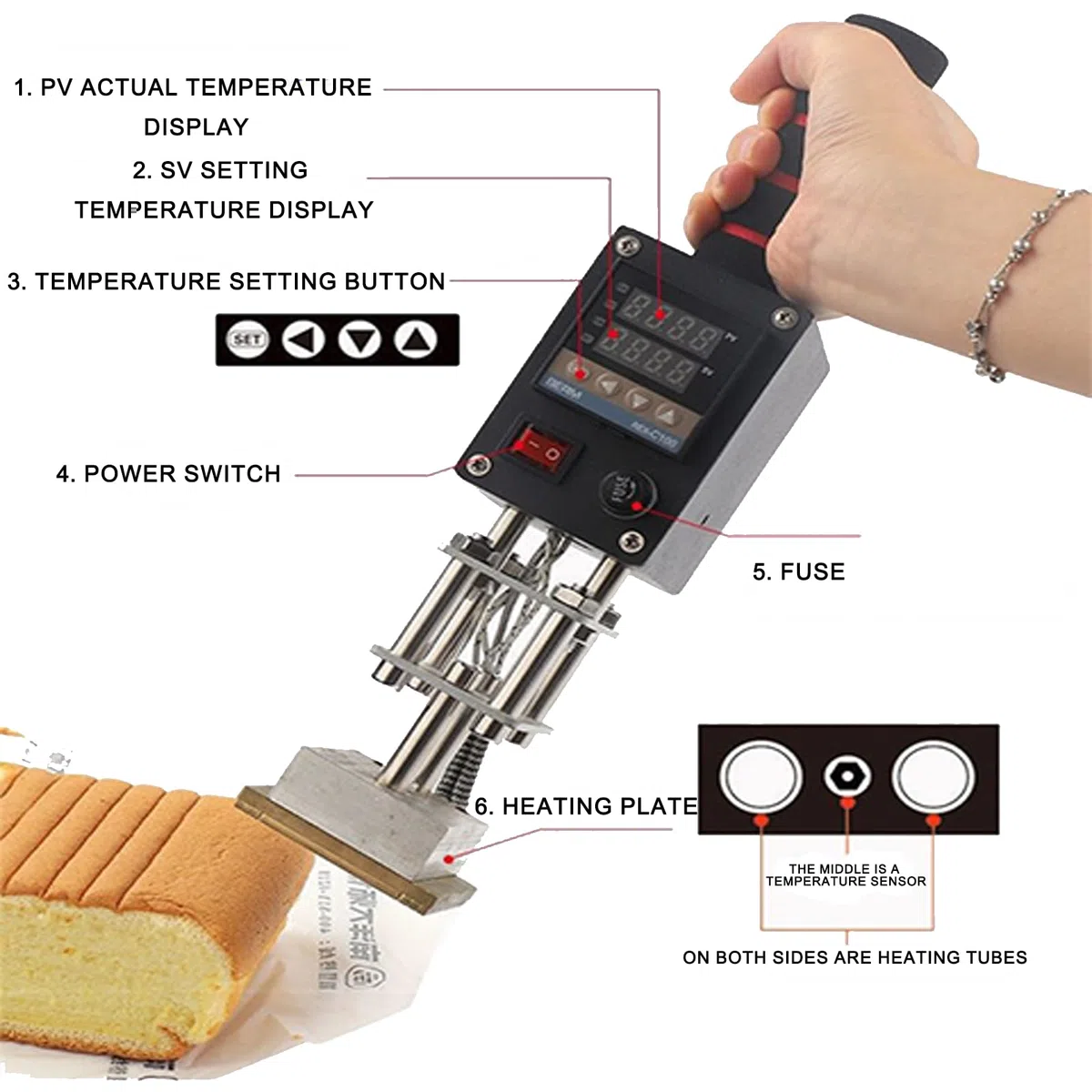 Macchina per Gonfiatura - Strumento Manuale di Stampaggio a Caldo 220V 500W per Pelle, Carta, Legno e Stampa a Foglia Personalizzata con Logo