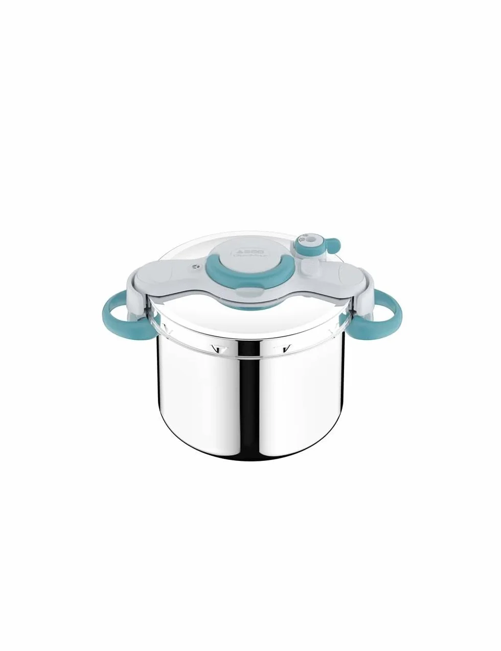 Seb ClipsoMinut' Easy+ 9 L, Manici pieghevoli, Pentola a induzione e Libro 100 Ricette, Pentola a pressione in acciaio inox, facile da usare, Made in France P4904916