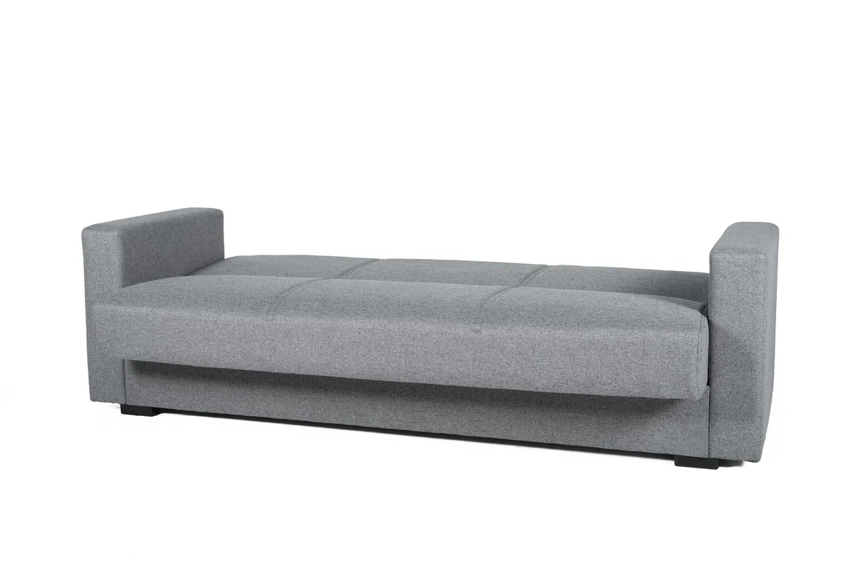 Arredo Stock Divano letto moderno Afrodite (Grigio, 3 posti) 212x80x87 cm | divano letto