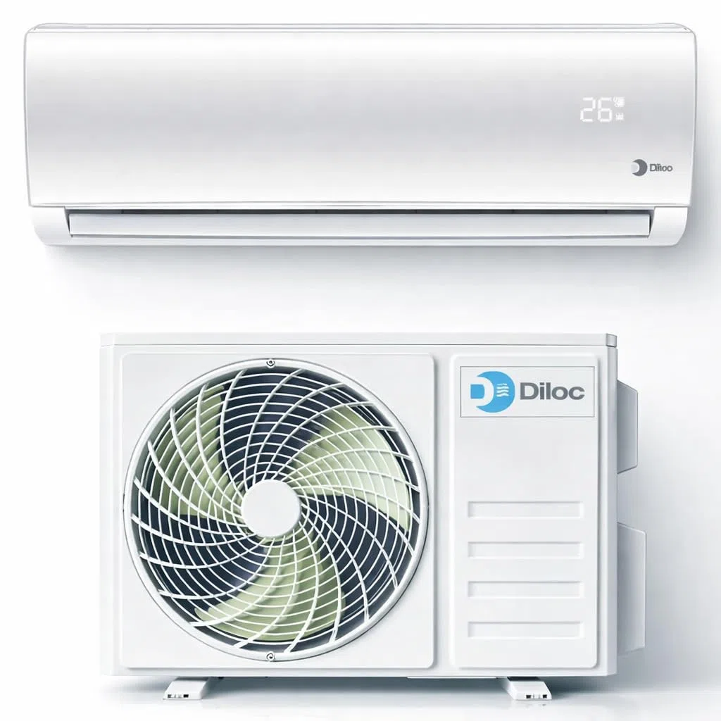 Climatizzatore Condizionatore Diloc Over 9000 BTU inverter monosplit in R32 D.OVER09W in A+++ (A++/A+) Wifi integrato